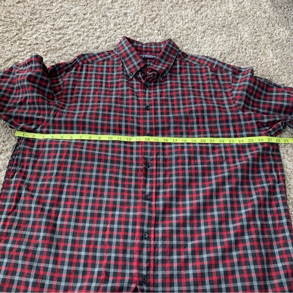 Men's Round Tree & York Long Sleeve Button Down Shirt size 2XT Tall - Picture 5 of 10